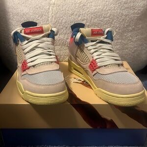 Men’s Size 8 Union La X Air Jordan Retro 4 Guava Ice!